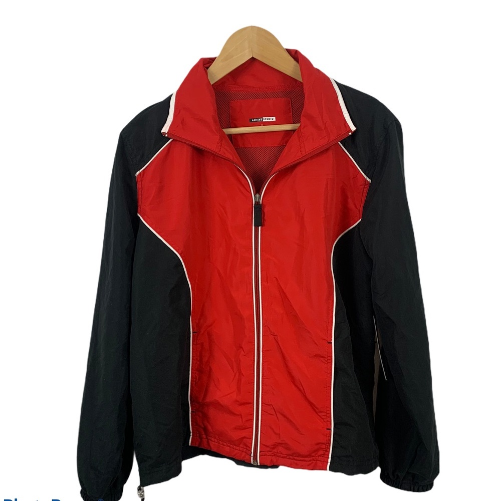 Active Studio Zip Up Track Jacket Women’s Sz L